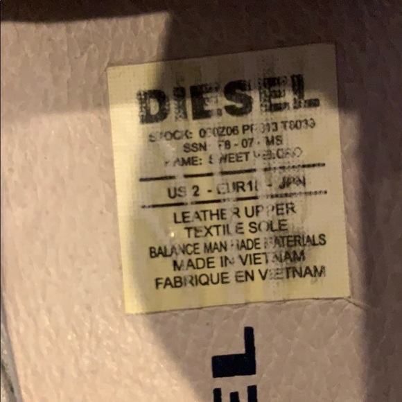 Diesel Baby Shoes - Size 2 - Picture 7 of 8